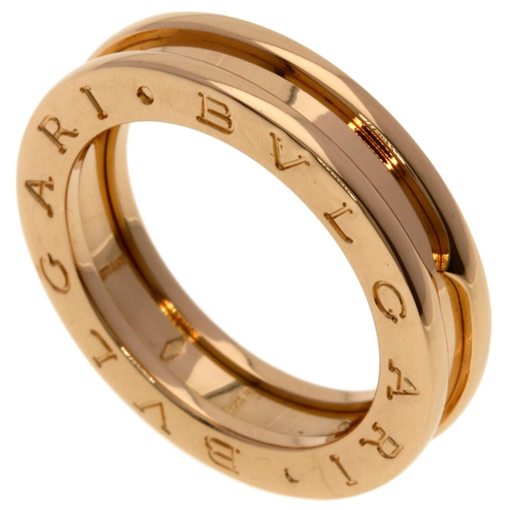 BVLGARI B-zero1 1-band ring #52, 18K pink gold, women's.
